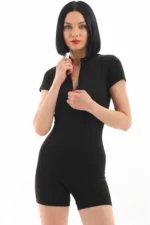 Women's Zippered Sports Jumpsuit Swimsuit - Fast Drying Water Repellent Slimming Lycra Swimwear - Image 2