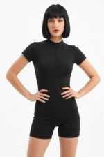 Women's Zippered Sports Jumpsuit Swimsuit - Fast Drying Water Repellent Slimming Lycra Swimwear - Image 4